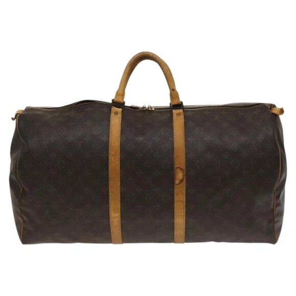 LOUIS VUITTON Monogram Keepall 60 Boston Bag M41422 LV Auth 120577 - Picture 2 of 16